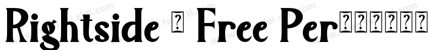 Rightside - Free Per字体转换